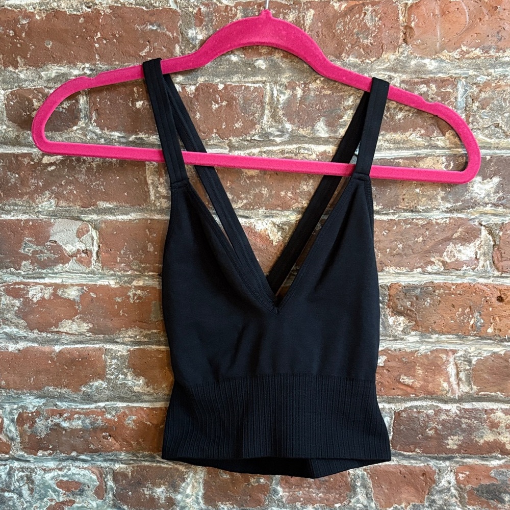 FP Movement by Free People Black crop Tank Top